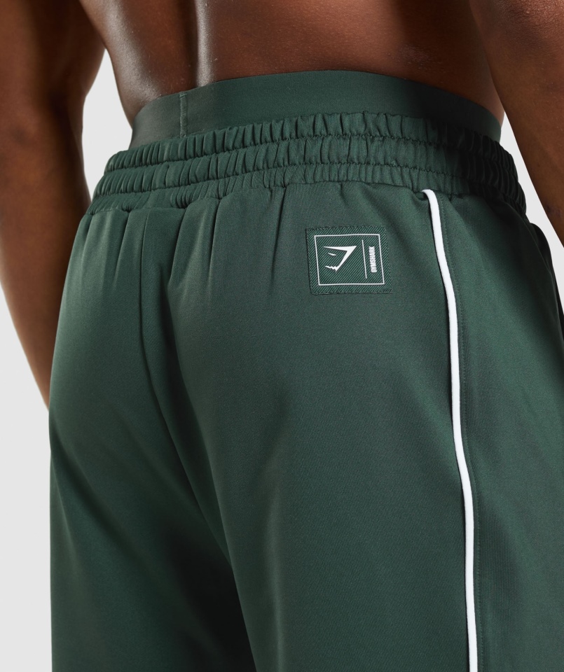 Joggery Gymshark Wgłębienie Obsydian Zielono-białe