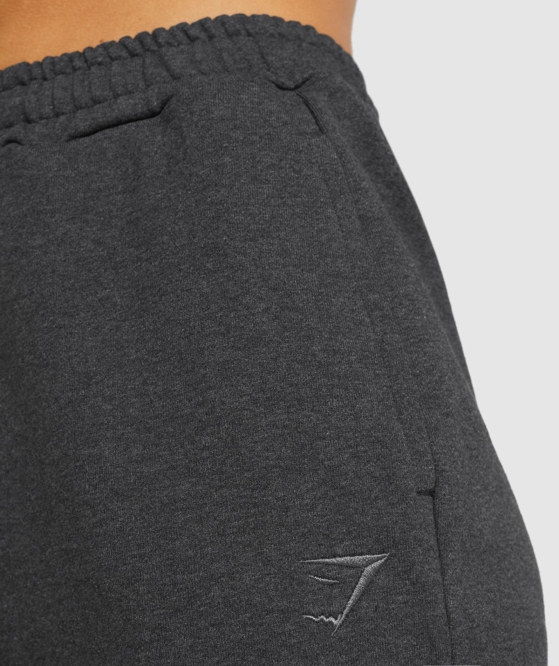 Gymshark Dzień Odpoczynku Bluzy Joggers Black Marl