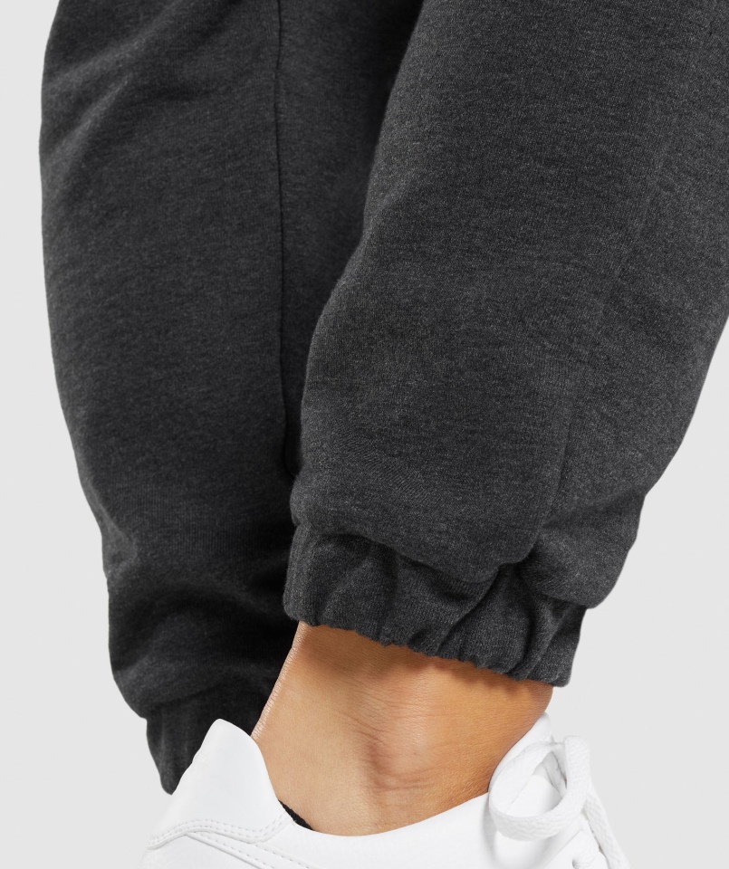 Gymshark Dzień Odpoczynku Bluzy Joggers Black Marl