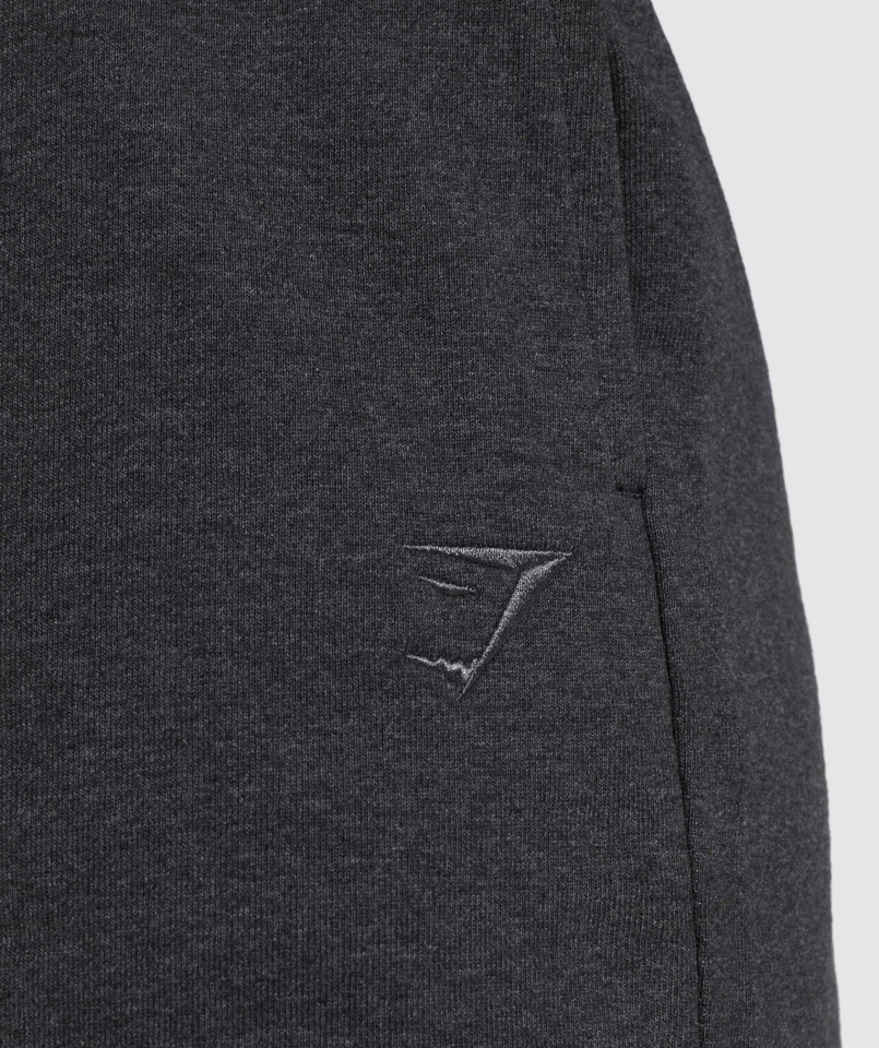 Gymshark Spodenki Dresowe Na Dzień Odpoczynku Czarny Rdzeń Marl