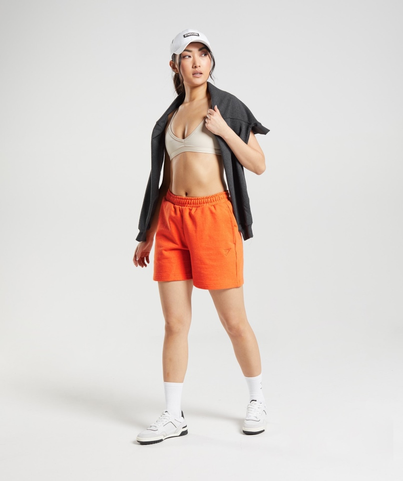 Gymshark Spodenki Na Dzień Odpoczynku Blaze Orange Marl