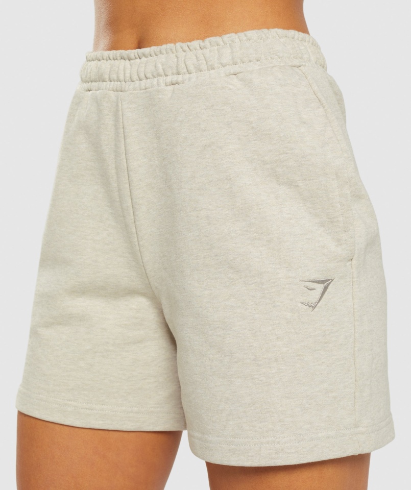 Gymshark Dzień Odpoczynku Bluzy Spodenki Piaskowy Marl