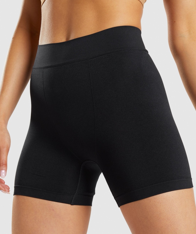Bokserki Bezszwowe Gymshark Czarne