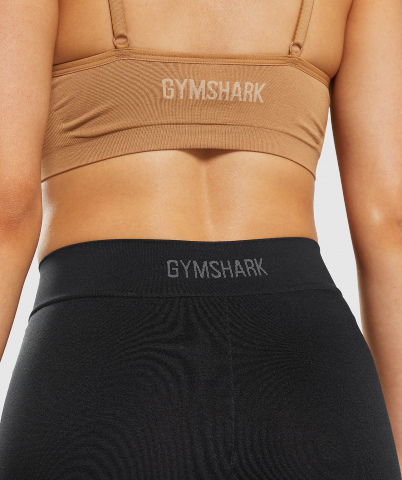 Bokserki Bezszwowe Gymshark Czarne