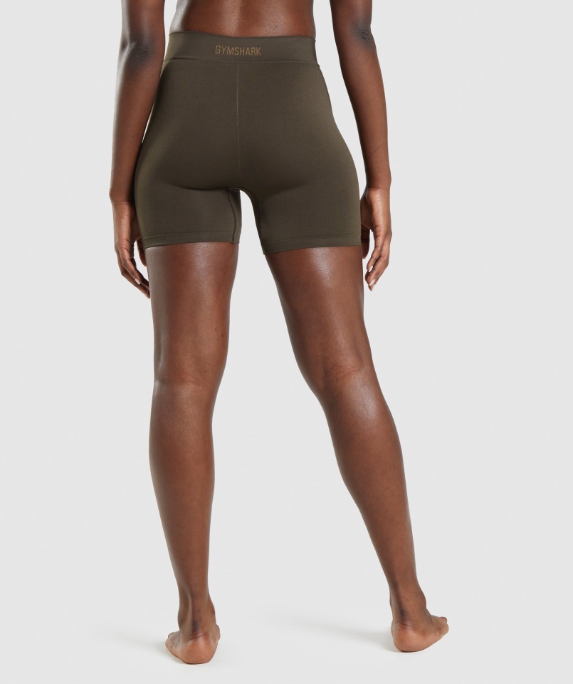 Gymshark Bezszwowe Bokserki Espresso Brown