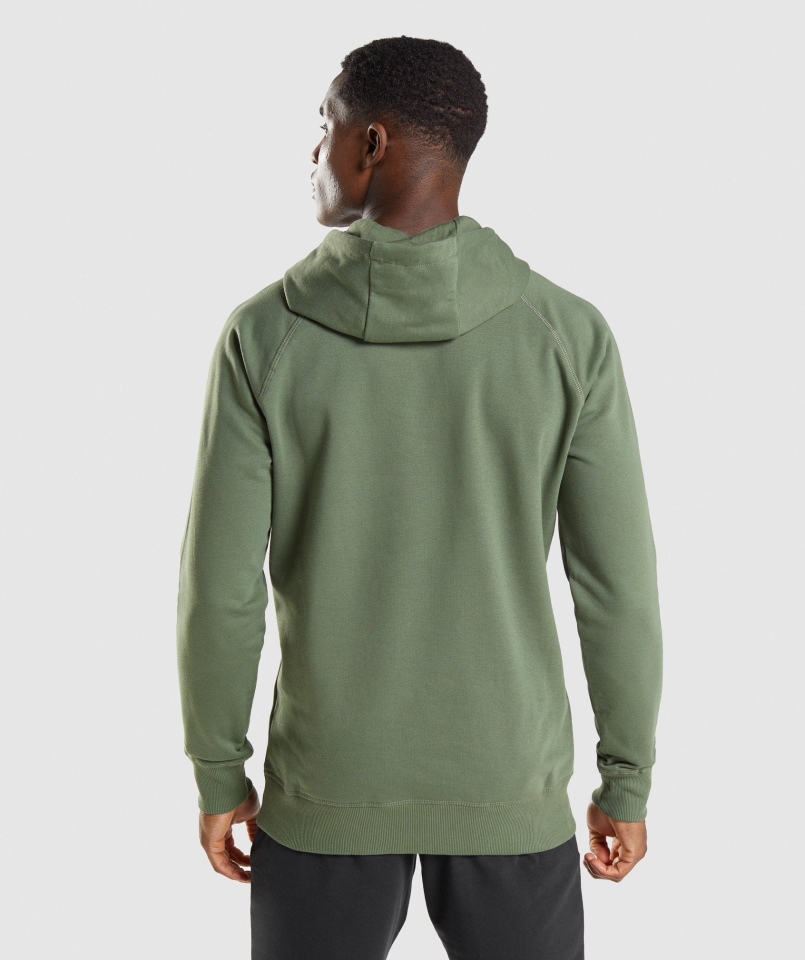 Bluza Z Kapturem Gymshark Sharkhead Zielona