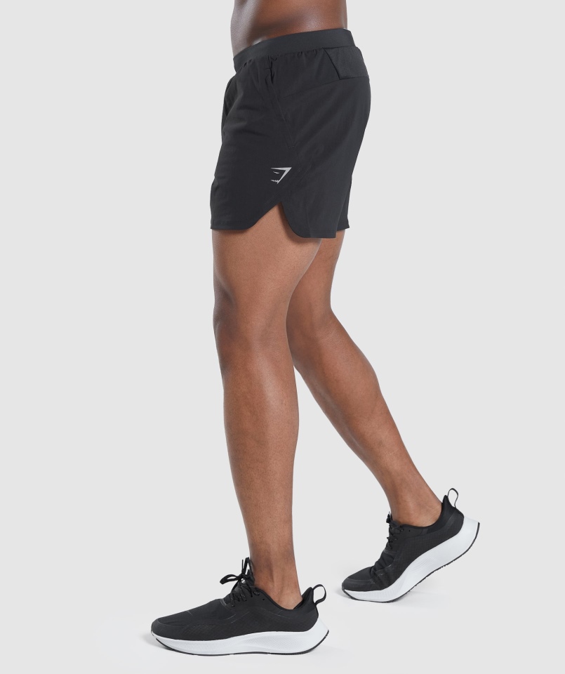 Spodenki Gymshark Speed Evolution 5" Czarne