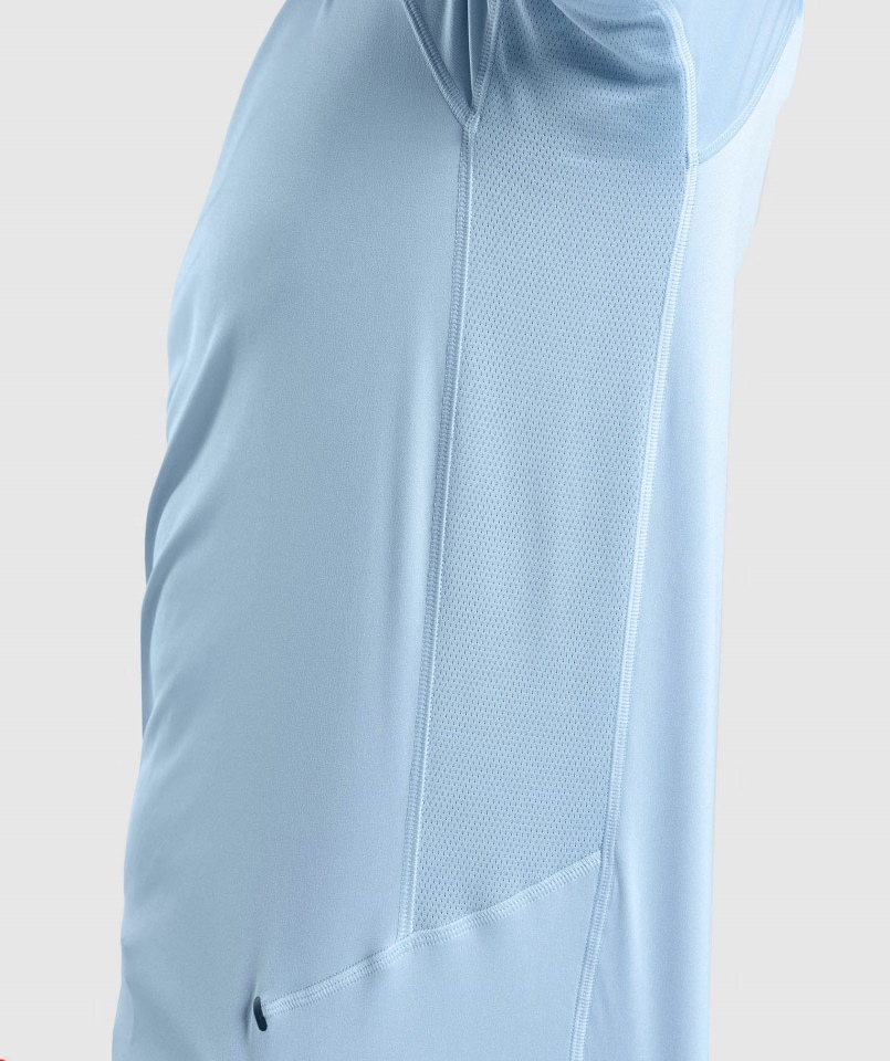 Koszulka Gymshark Speed Evolution Moonstone Niebieska
