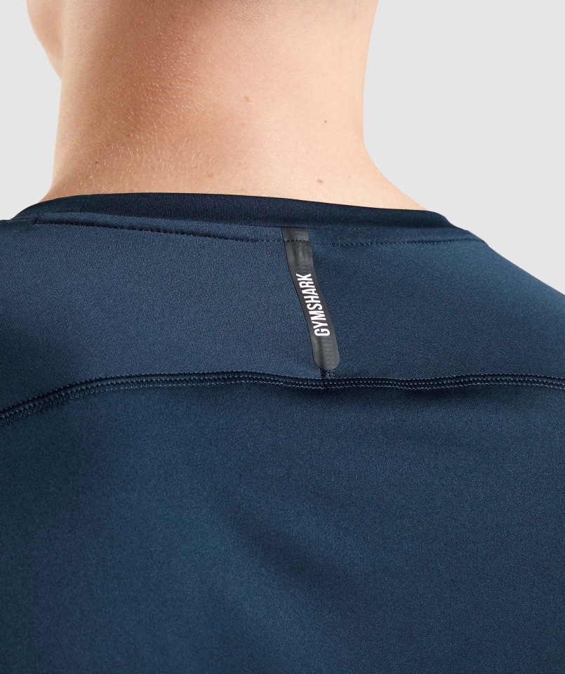 Koszulka Gymshark Speed Evolution Granatowa