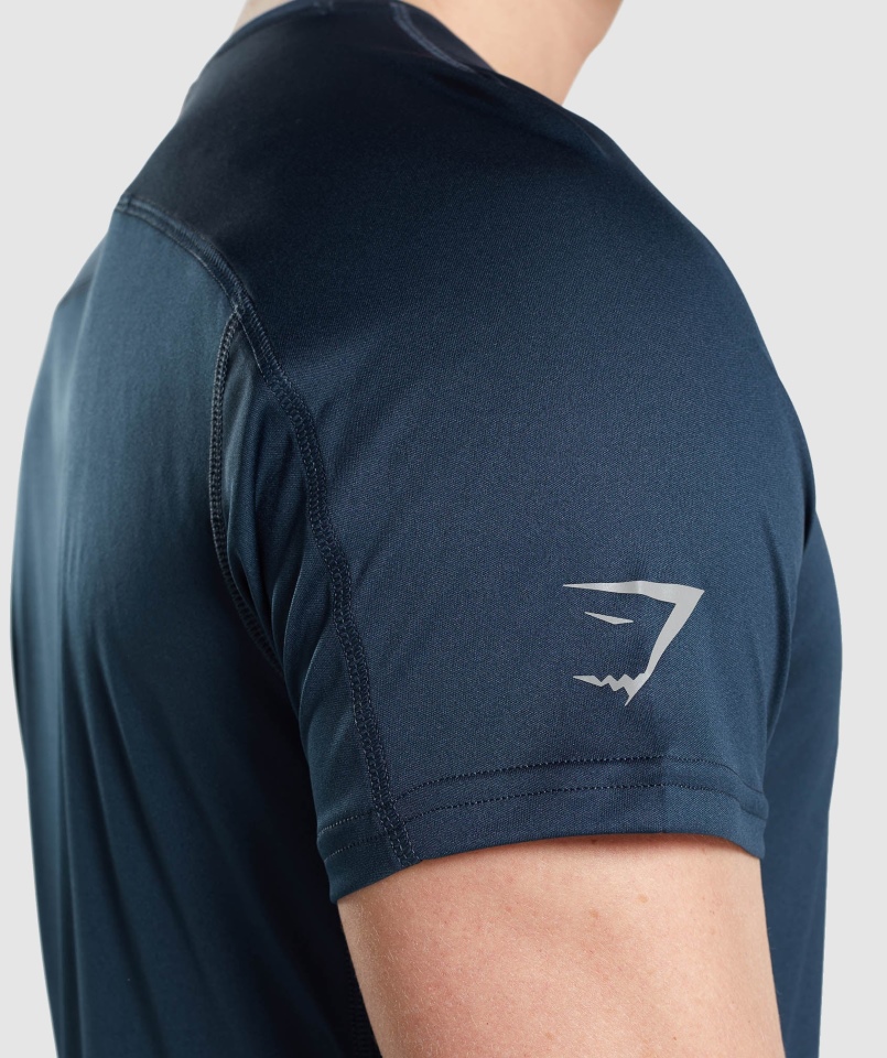 Koszulka Gymshark Speed Evolution Granatowa