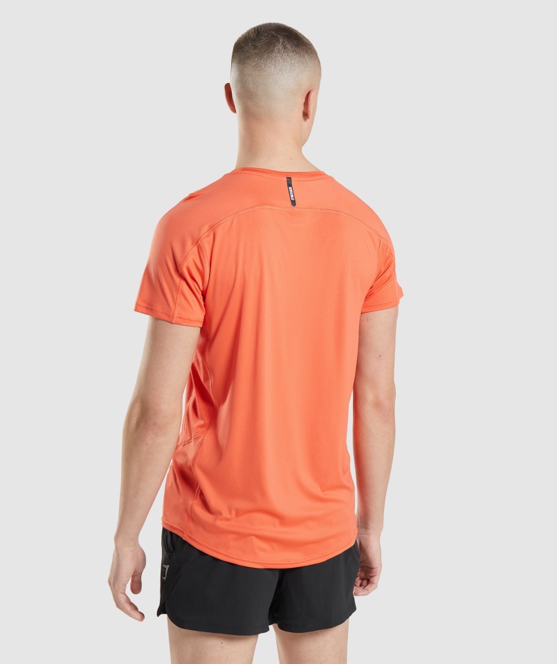 Koszulka Gymshark Speed Evolution Papaja Pomarańczowa