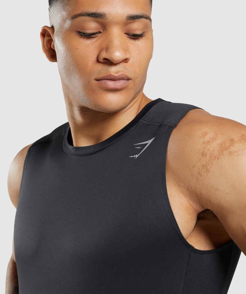 Gymshark Speed Ewoluuj Czołg Czarny