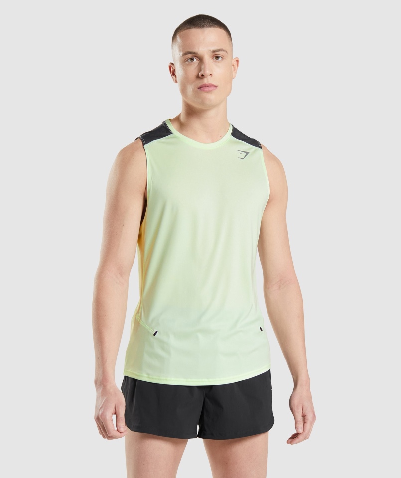 Gymshark Speed Ewoluuj Zbiornik Ogórkowy Zielony