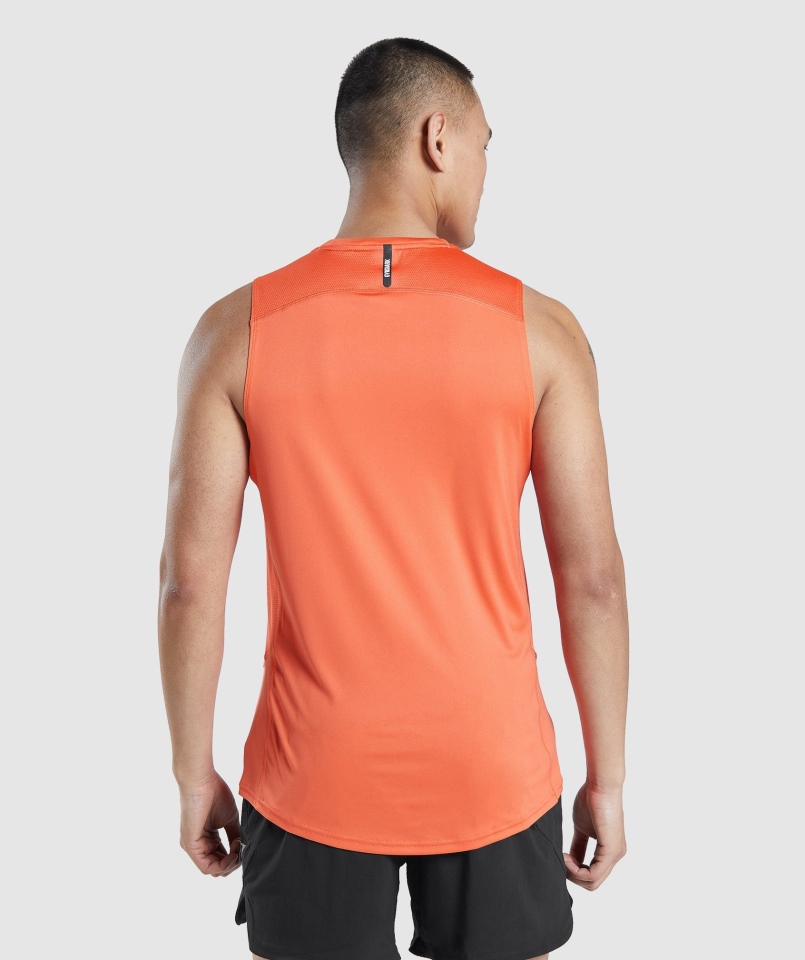 Gymshark Speed Evolution Tank Papaja Pomarańczowy
