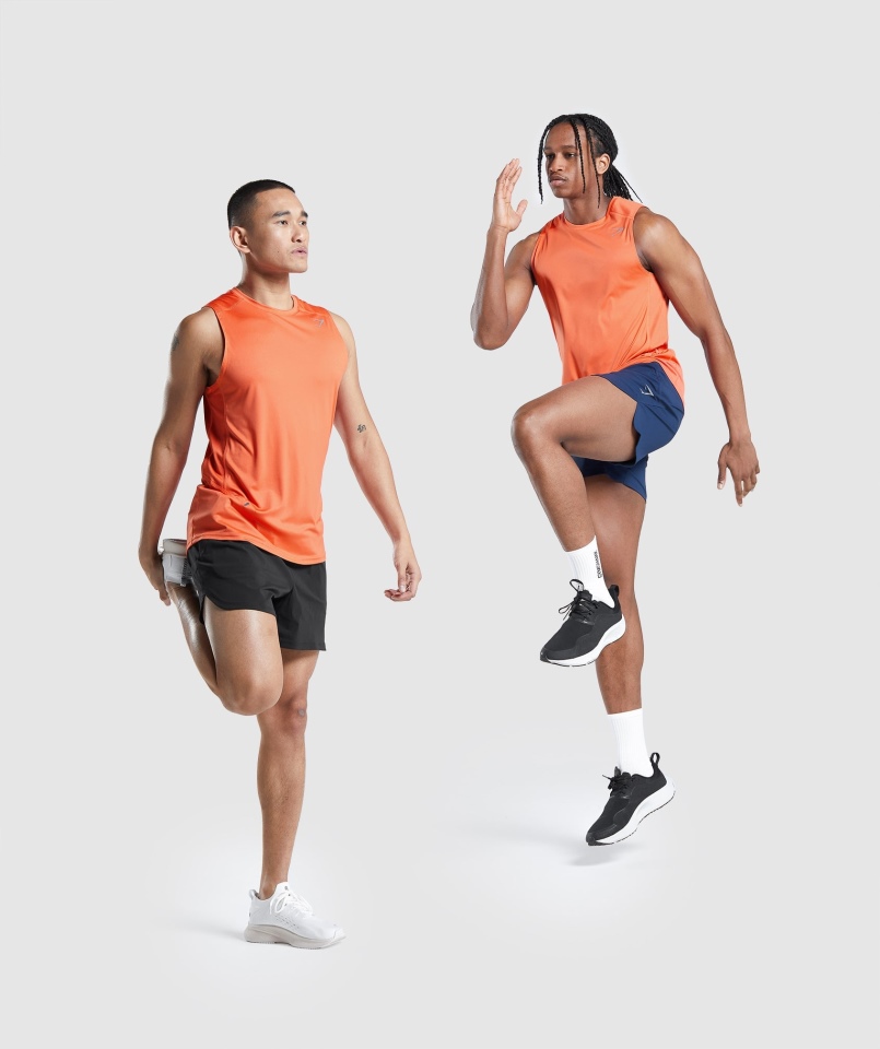 Gymshark Speed Evolution Tank Papaja Pomarańczowy