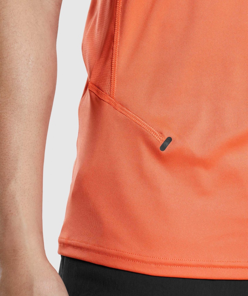 Gymshark Speed Evolution Tank Papaja Pomarańczowy