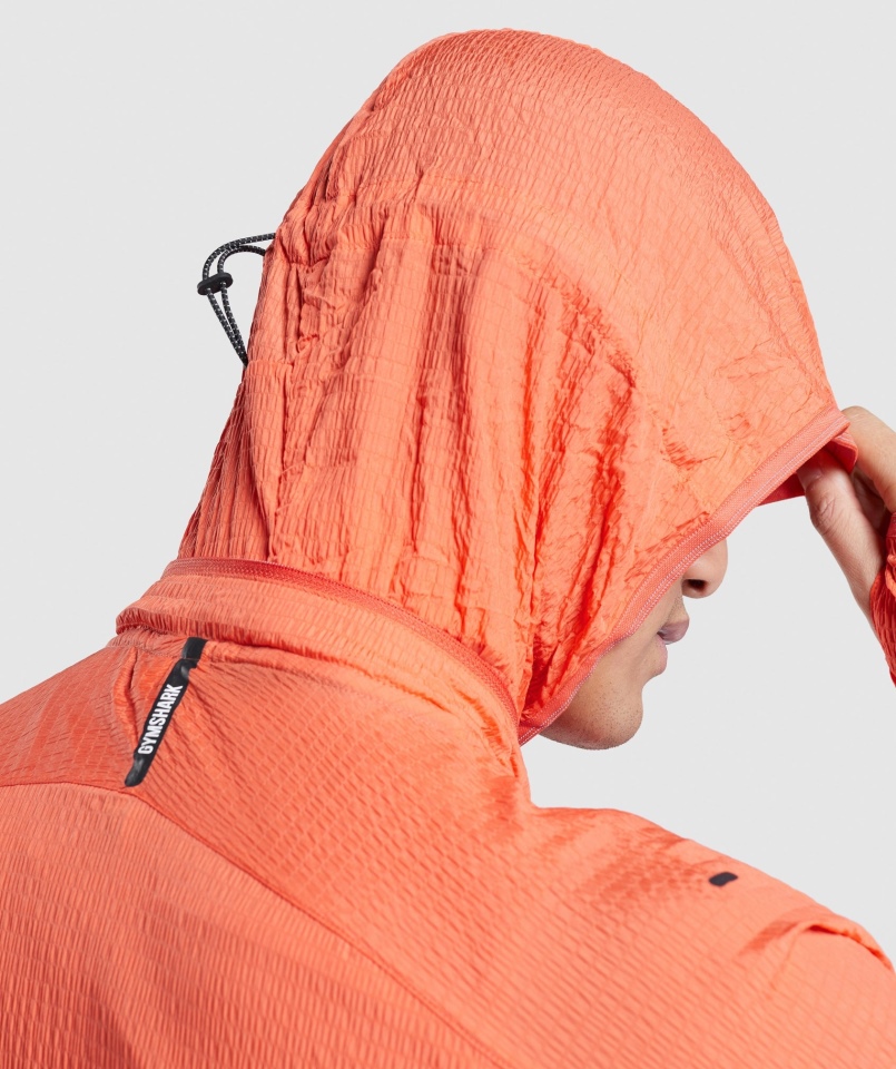 Wiatrówka Gymshark Speed Evolution Papaja Pomarańczowa