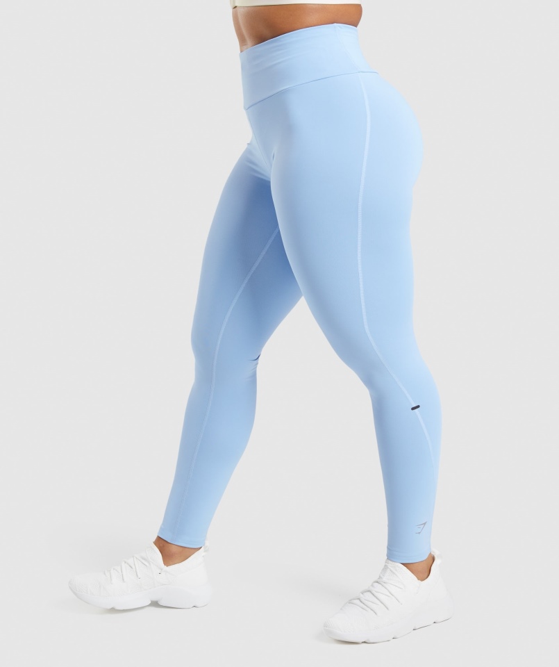 Legginsy Gymshark Speed Moonstone Niebieskie