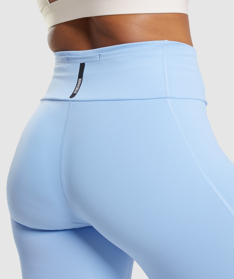Legginsy Gymshark Speed Moonstone Niebieskie