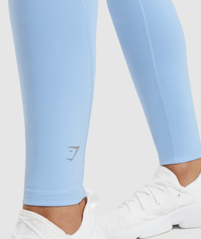 Legginsy Gymshark Speed Moonstone Niebieskie