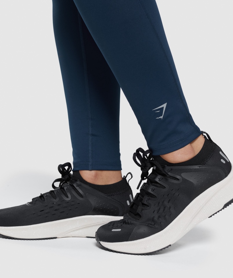 Legginsy Gymshark Speed Granatowe