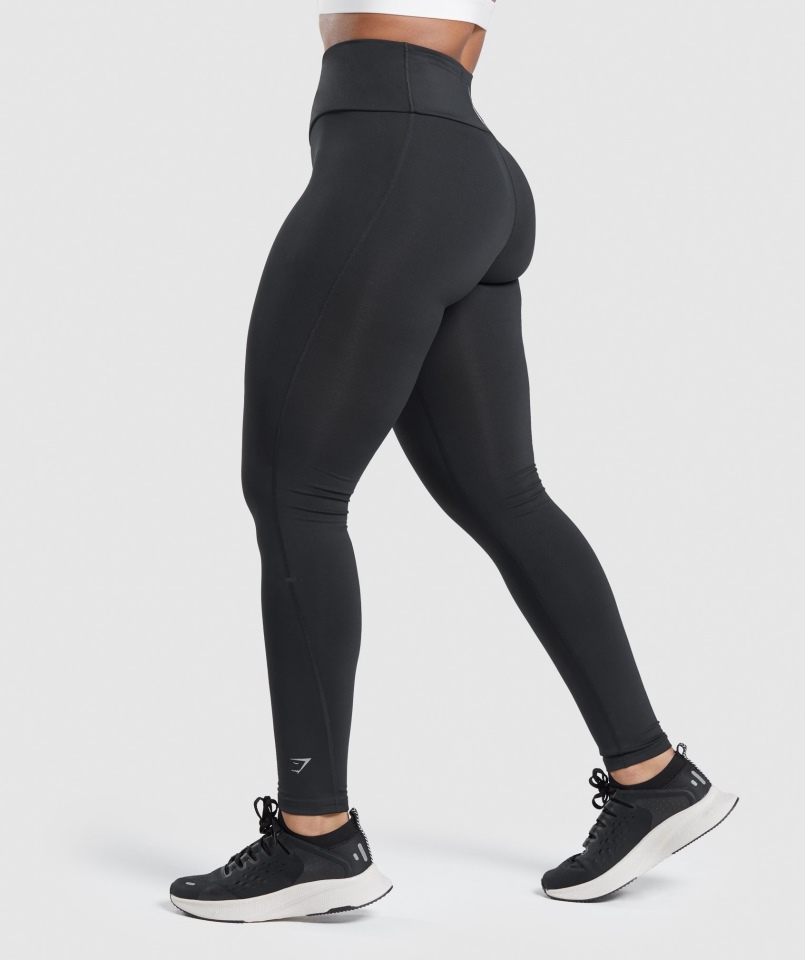 Gymshark Speed Legginsy Damskie Czarne