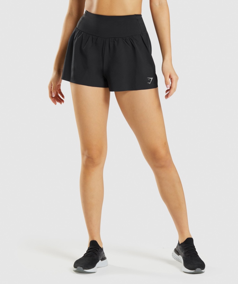 Gymshark Speed Szorty Czarne