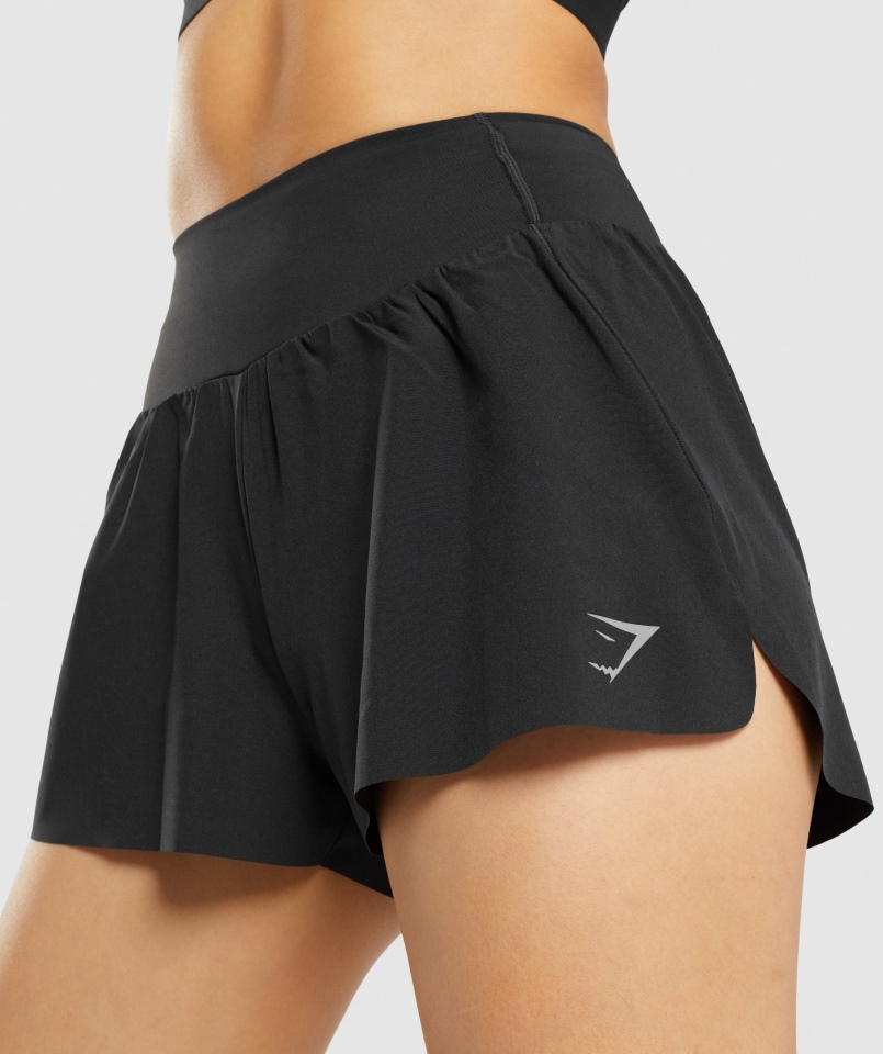 Gymshark Speed Szorty Czarne