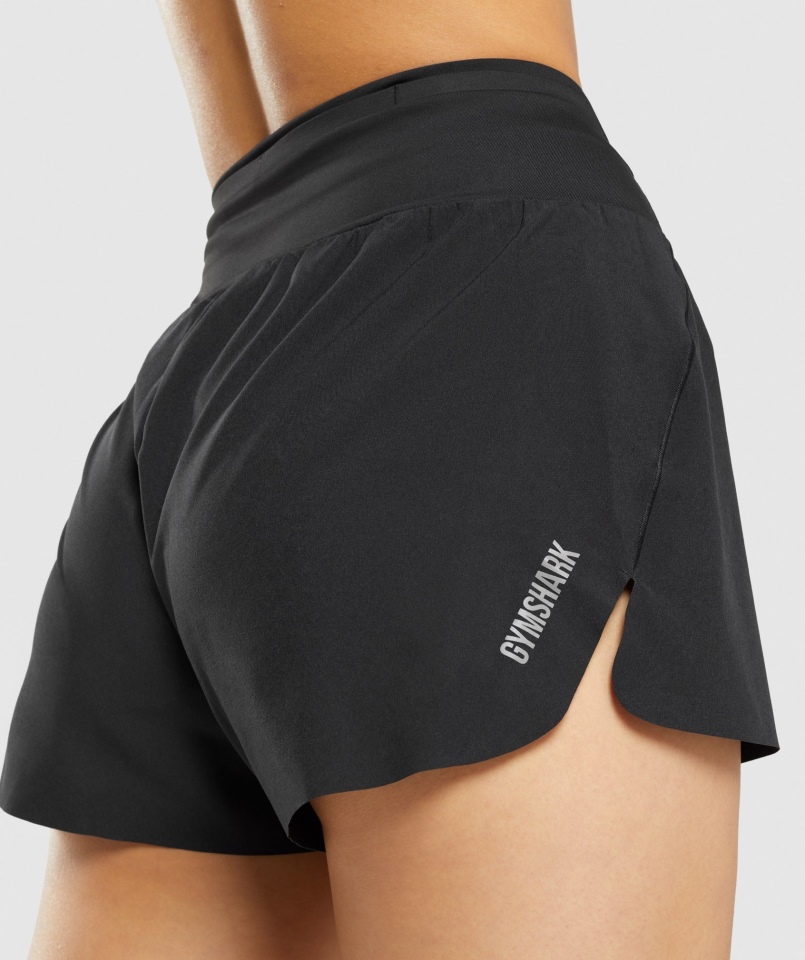 Gymshark Speed Szorty Czarne