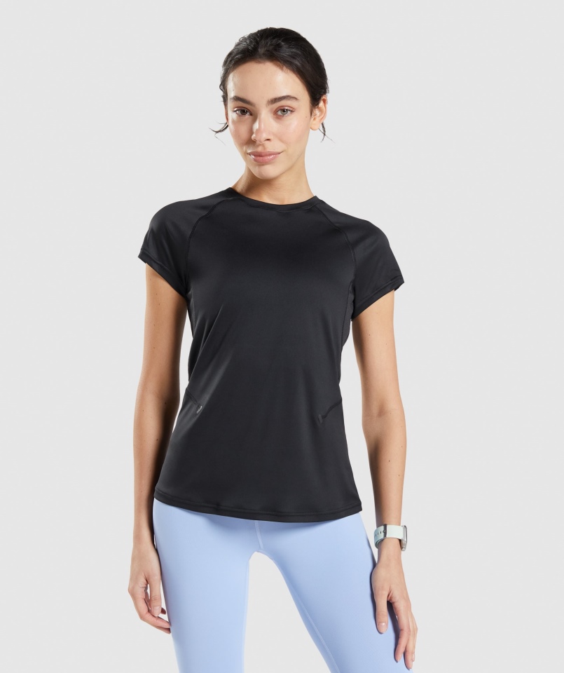 Koszulka Gymshark Speed Czarna