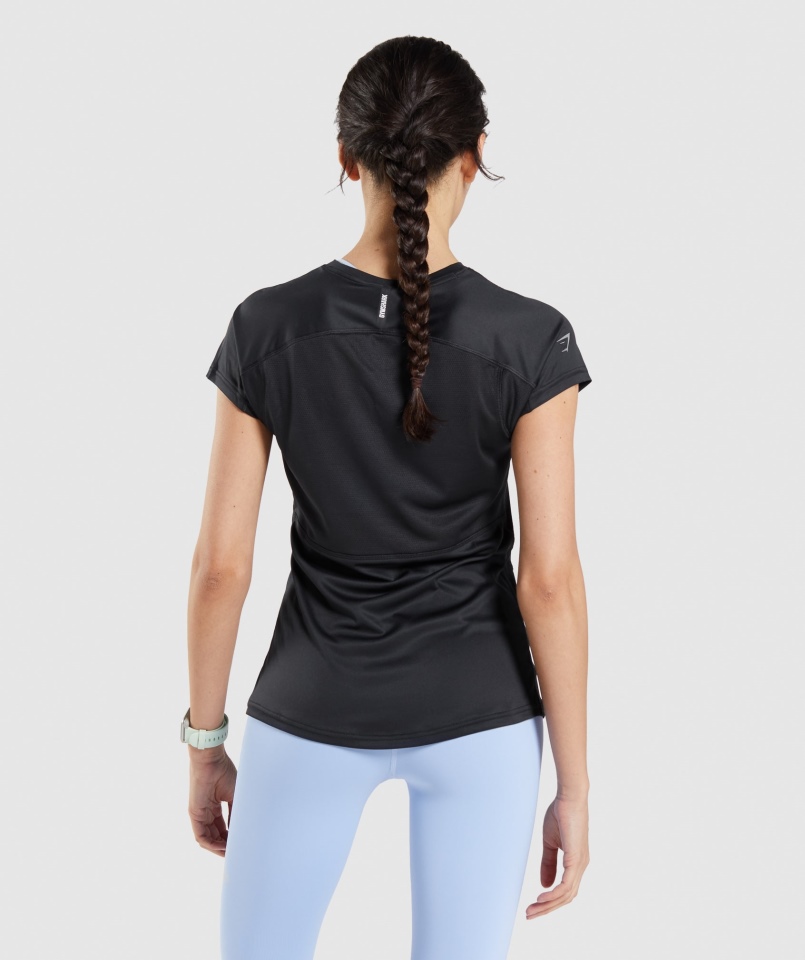 Koszulka Gymshark Speed Czarna