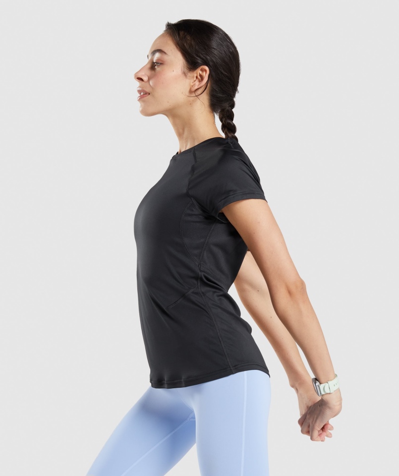 Koszulka Gymshark Speed Czarna