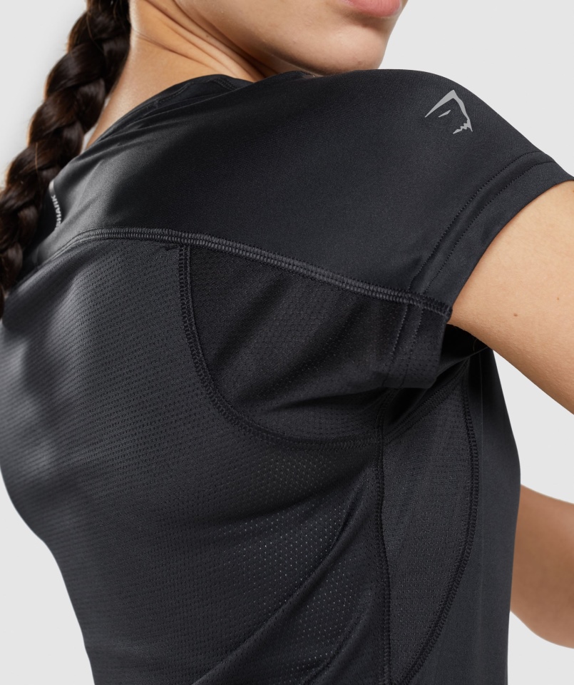 Koszulka Gymshark Speed Czarna