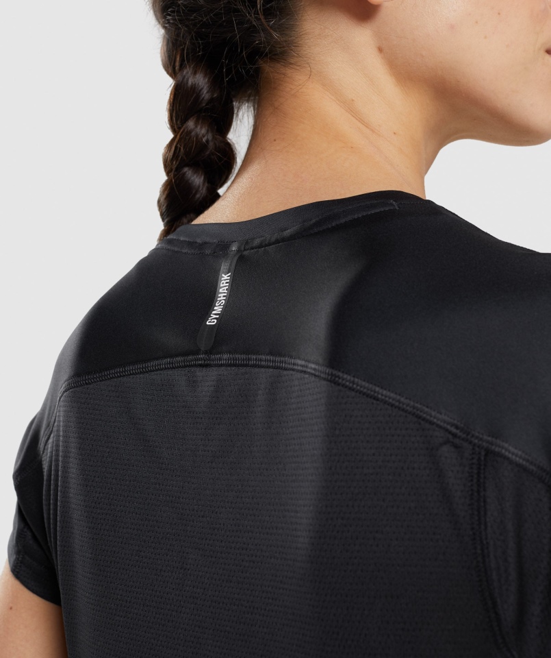Koszulka Gymshark Speed Czarna