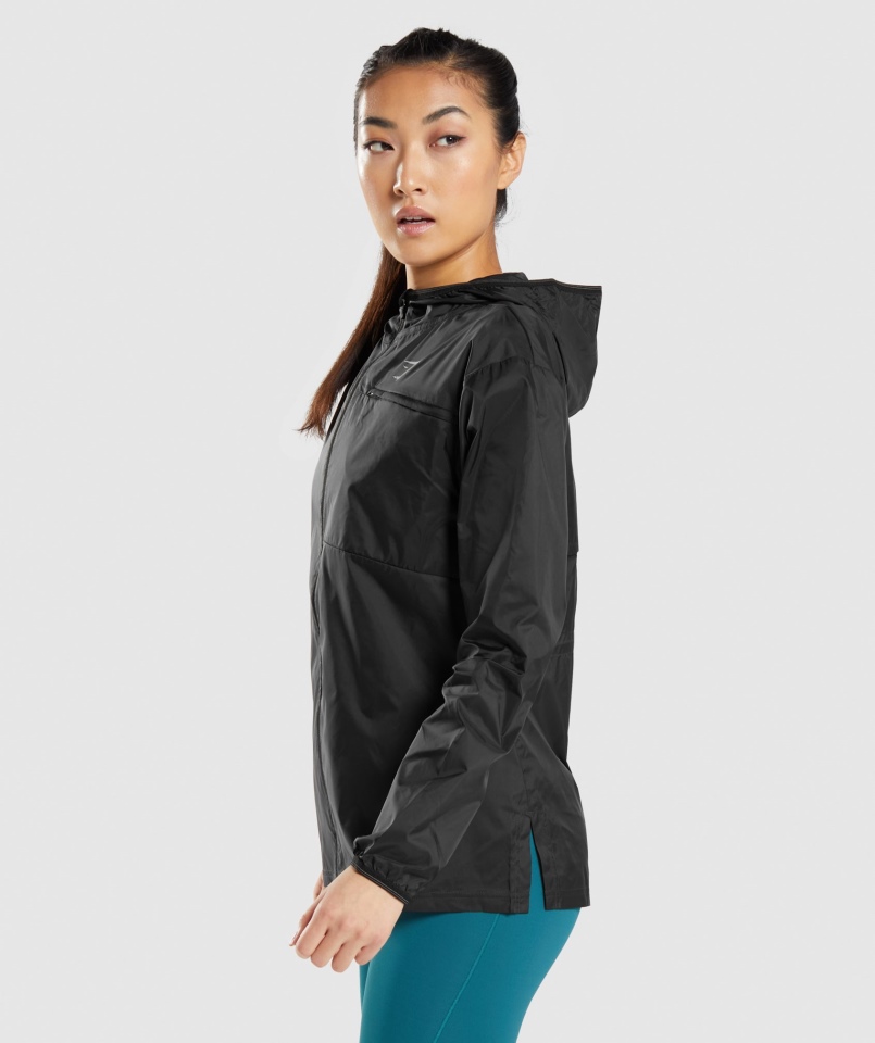 Wiatrówka Gymshark Speed Czarna