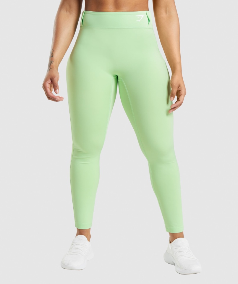 Gymshark Sportowe Legginsy Bali Zielone