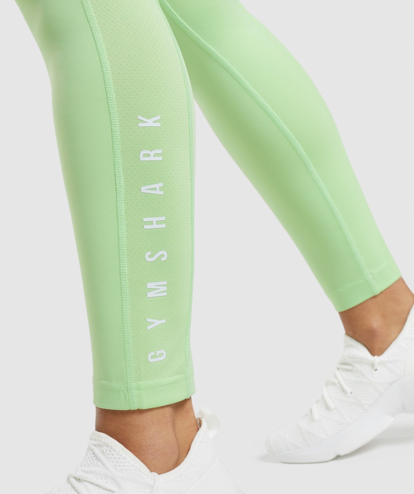 Gymshark Sportowe Legginsy Bali Zielone