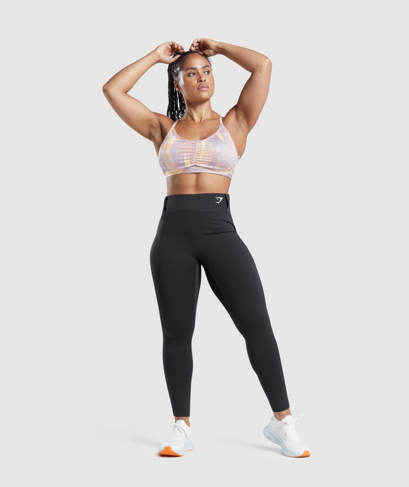 Legginsy Sportowe Gymshark Czarne