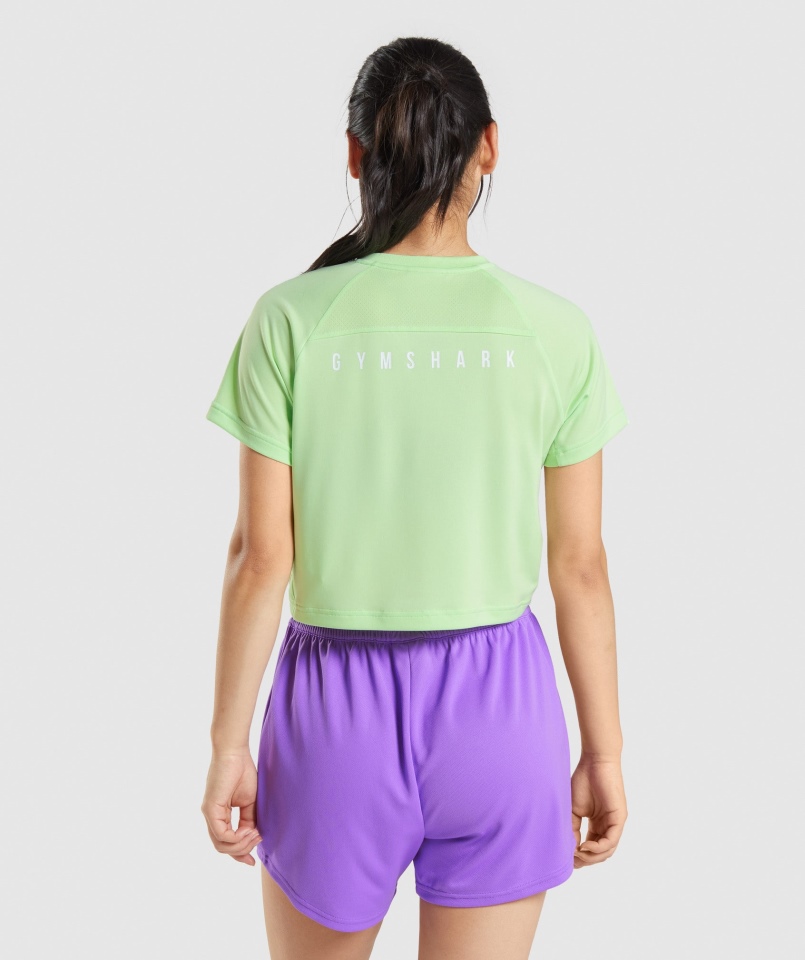 Gymshark Sportowa Koszulka Midi Bali Zielona