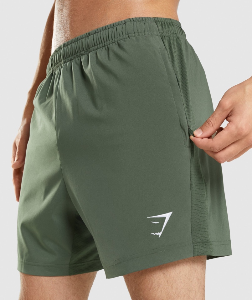 Sportowe Spodenki Gymshark Zielone