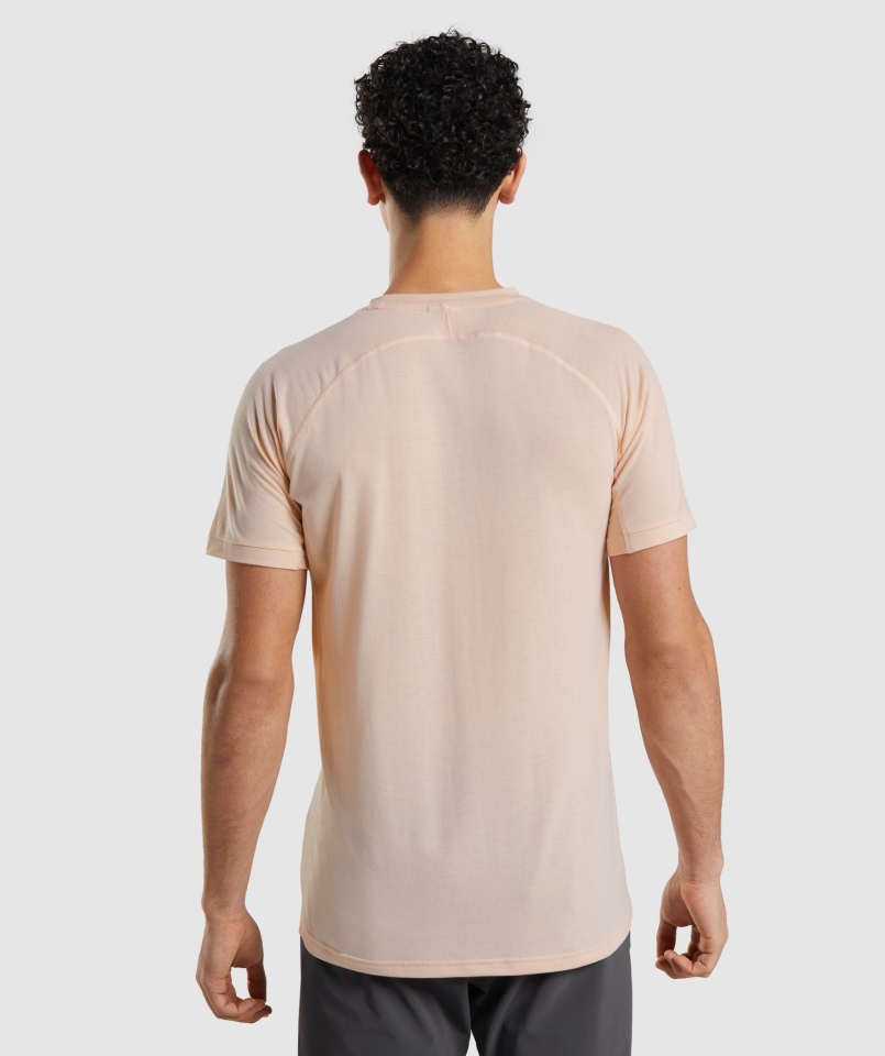 Gymshark Studio Amplifikować T-shirt Orchid Pink
