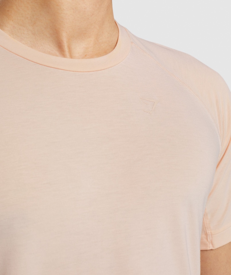 Gymshark Studio Amplifikować T-shirt Orchid Pink