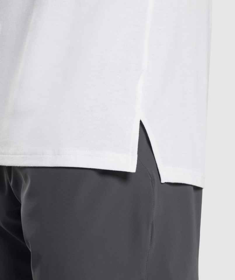 Studio Gymshark Wzmocnić Biały Zbiornik