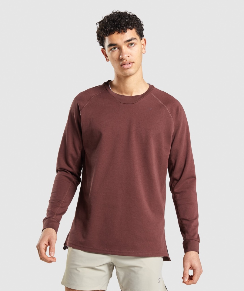Gymshark Studio Ekipa Wiśniowy Brąz