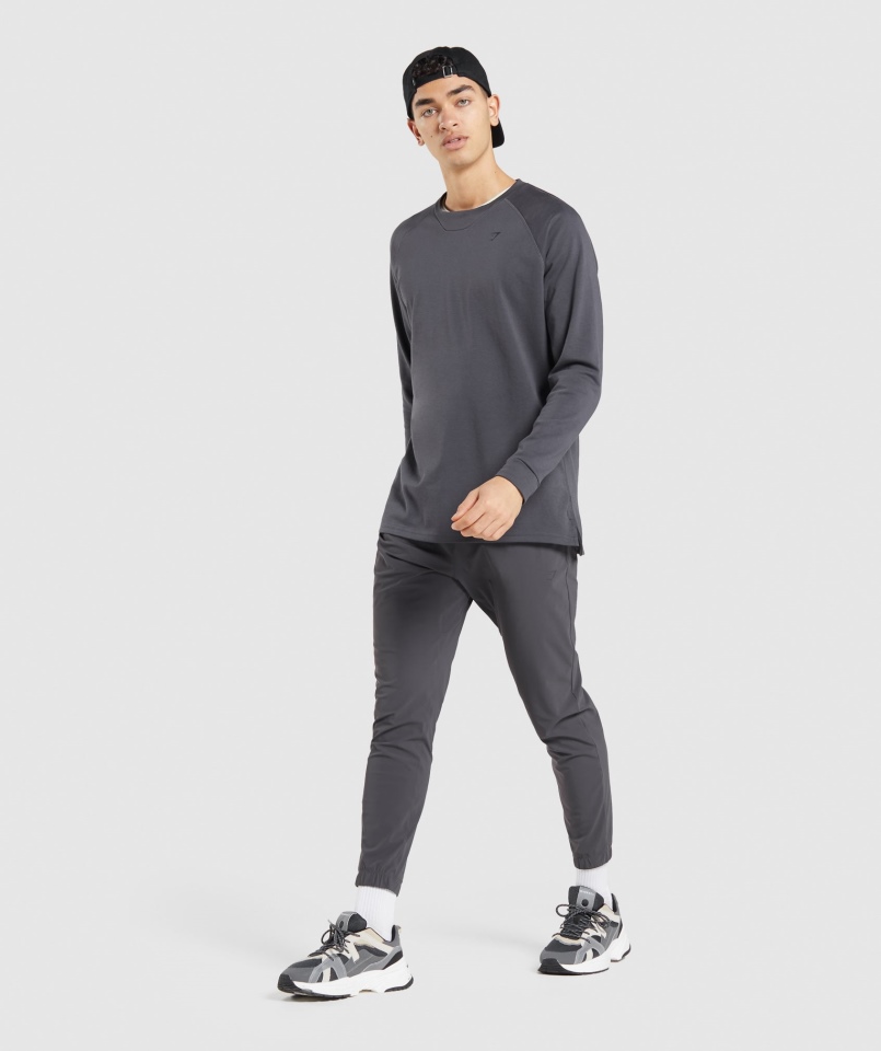 Joggery Gymshark Studio Szare Onyks