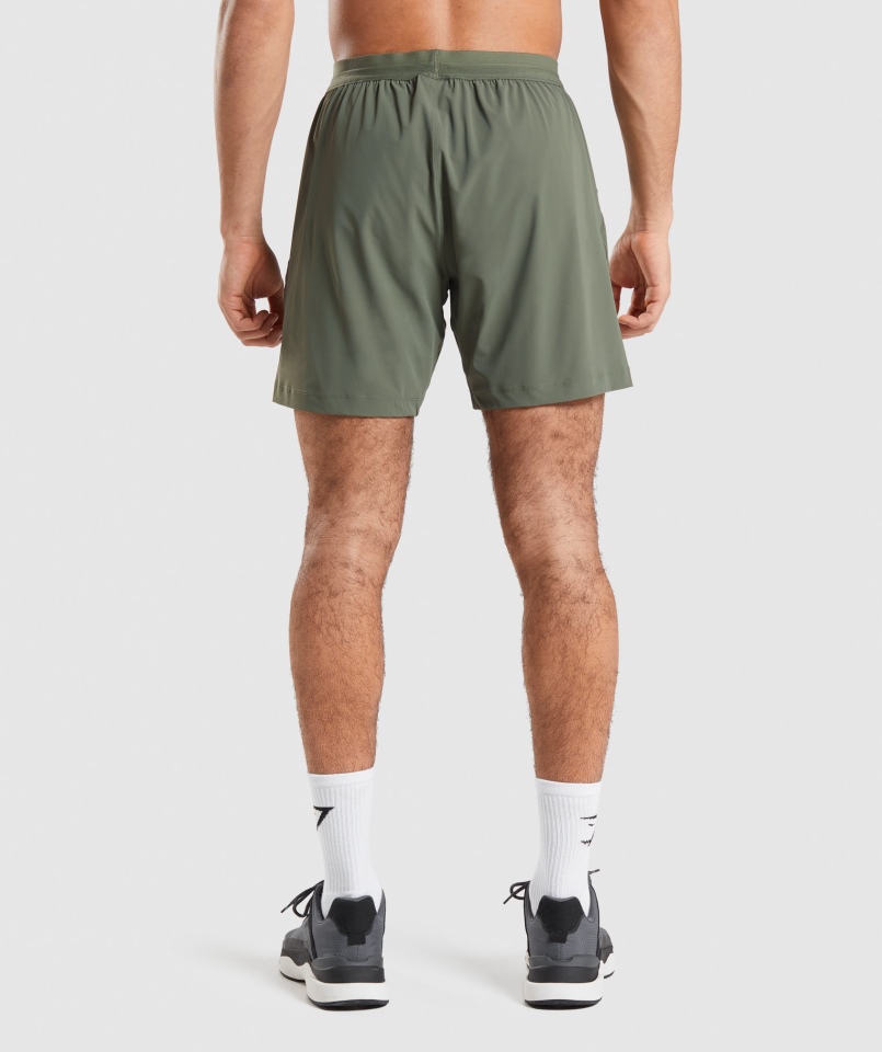 Spodenki Gymshark Studio Core Oliwkowe