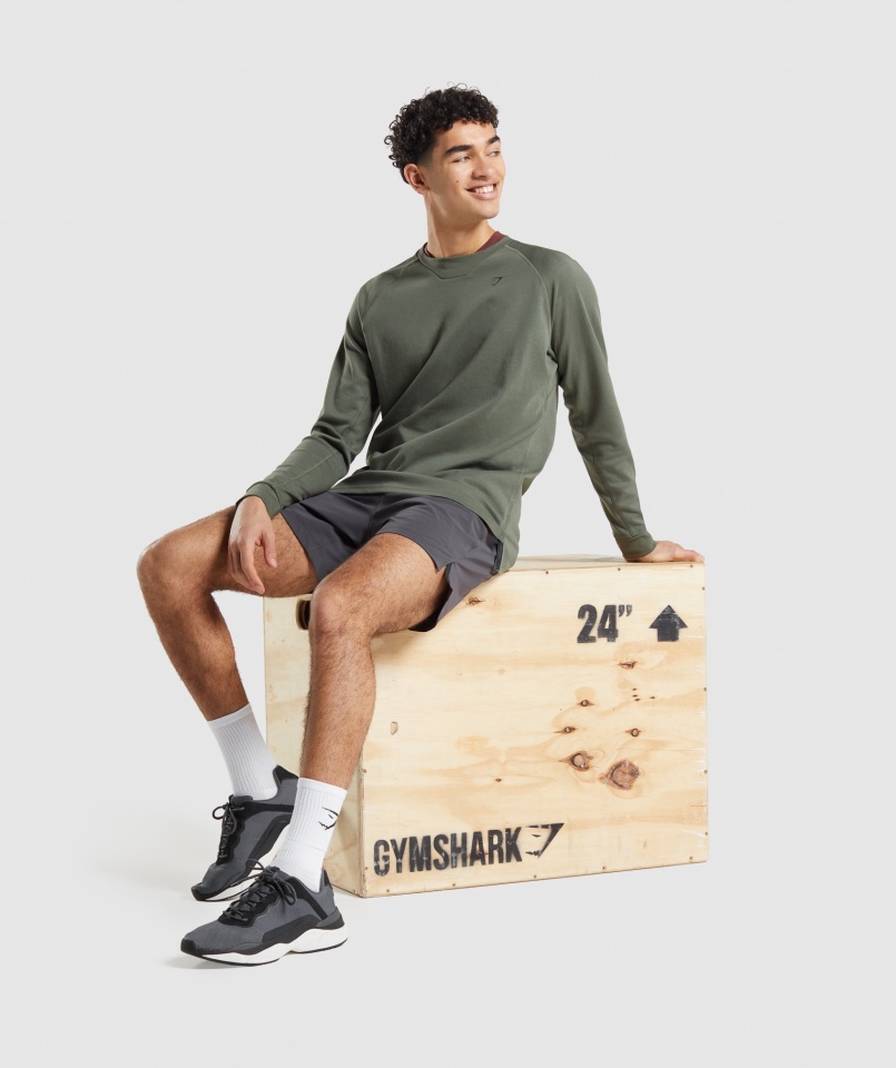 Gymshark Studio Szorty Onyks Szare