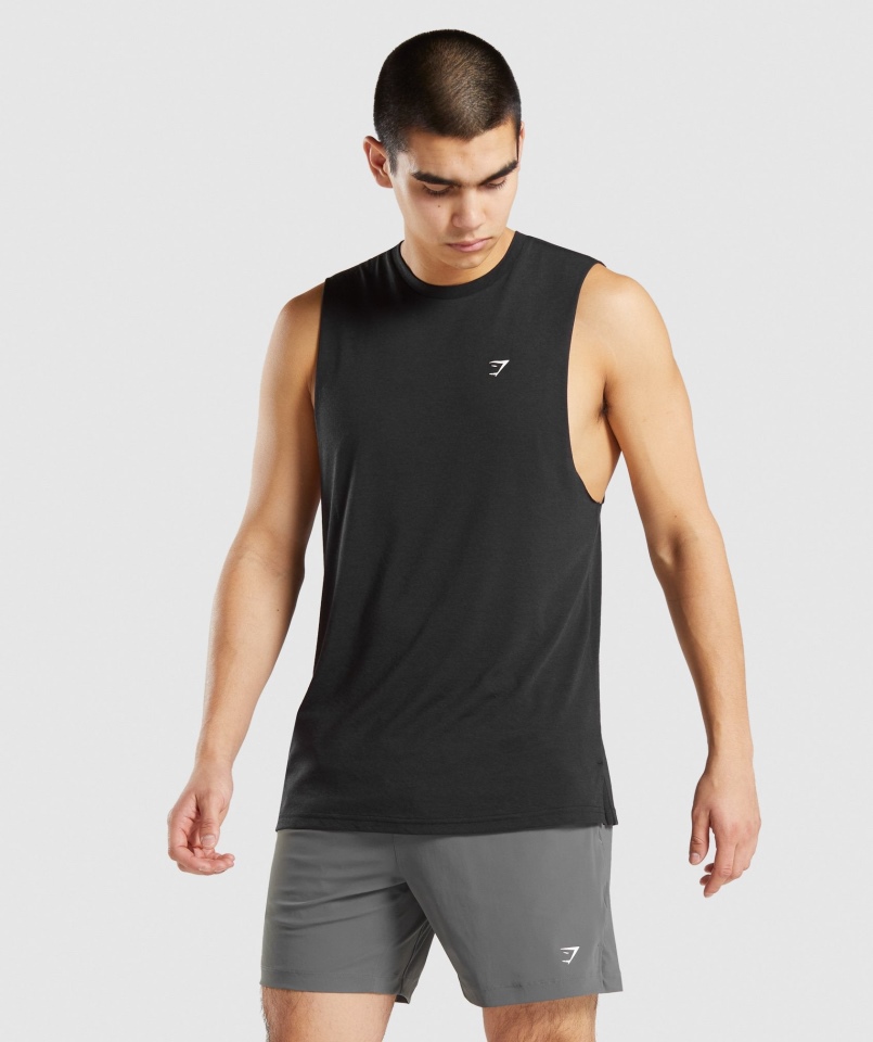 Gymshark Studio Tank Czarny