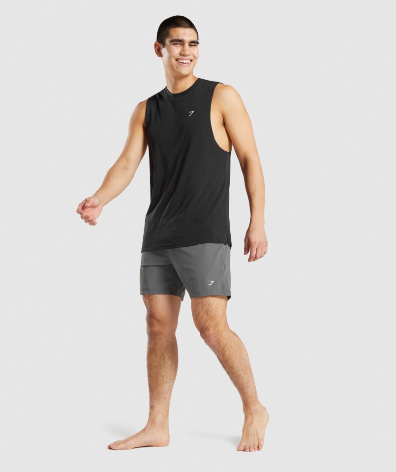 Gymshark Studio Tank Czarny