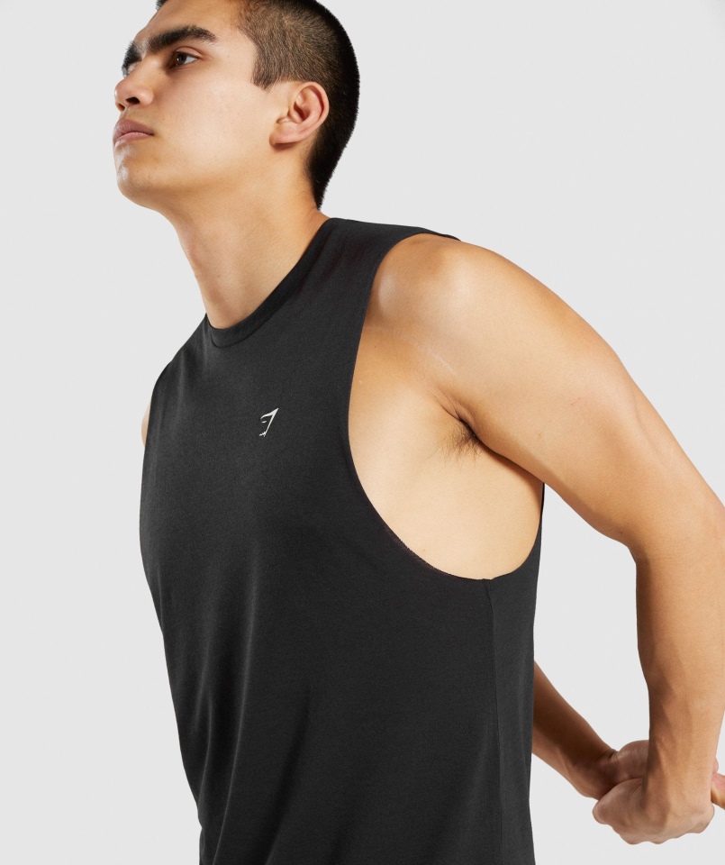 Gymshark Studio Tank Czarny